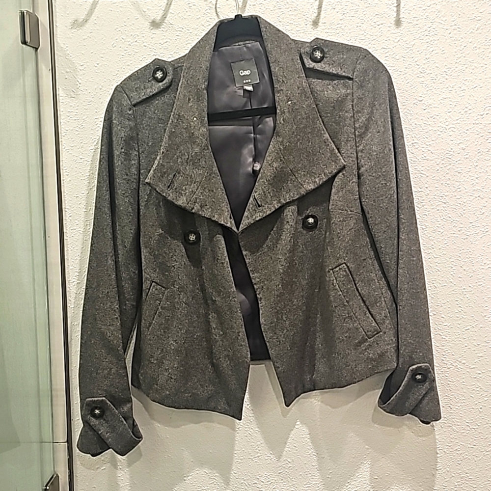 Gap Grey Peacoat - XSmall